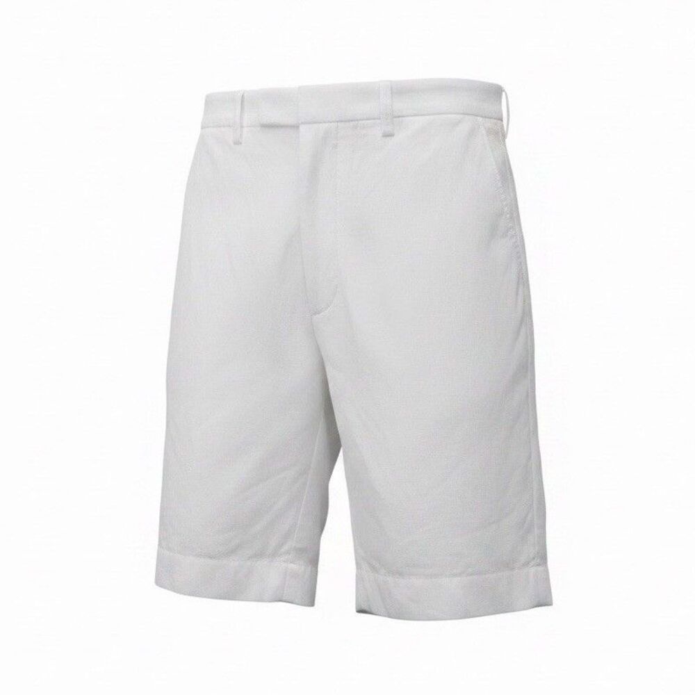 Polo Ralph Lauren Linen Shorts Mens 38 Straight Fit Flat Front Classic White